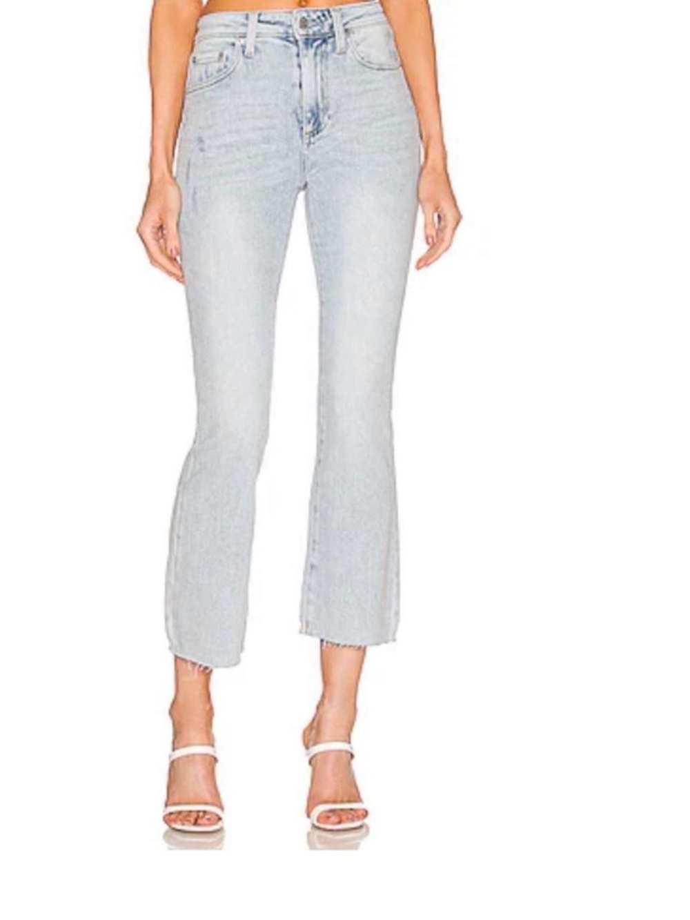 Pistola Light Wash High-Rise Cropped Boot Jeans - Women